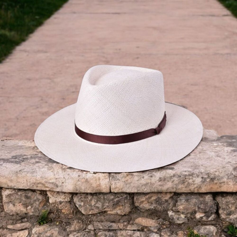 BIGALLI LADIES "AMARA PANAMA" GRADE 3 NATURAL PANAMA HAT. BIGA24006.